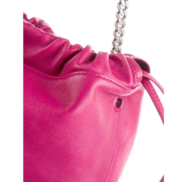 Saint Laurent Teddy Bucket Bag Pink - Picture 12 of 14
